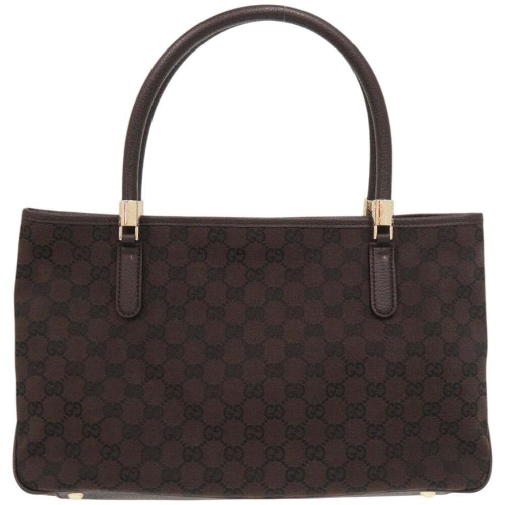 GUCCI Brown Canvas Tote Bag